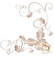 | Натяжной потолок с фотопечатью бабочки Натяжной потолок с фотопечатью Бабочки 029