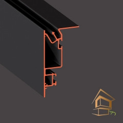 | Профиль натяжных потолков, алюминиевый профиль для натяжных потолков, парящий профиль для натяжных потолков, пк профиль для натяжных потолков, потолочный профиль для натяжного потолка, профиль для натяжного потолка, профиль для натяжного потолка купить, профиль для натяжного потолка с подсветкой, профиль для натяжного потолка цена, профиль для светодиодной ленты натяжные потолки, профиль для штор для натяжных потолков, профиль пвх для натяжных потолков, профиль под натяжной потолок, световой профиль для натяжного потолка, светодиодный профиль для натяжного потолка, теневой профиль для натяжных потолков Профиль для натяжных потолков Flexy IZI UNI 01, для ниш, черный муар 2 м (система IZI, замок не входит в комплект)