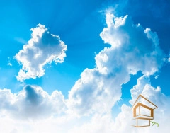 Натяжной потолок с фотопечатью Небо 123