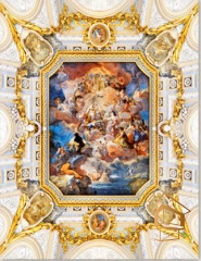 | Натяжной потолок с фотопечатью фрески, своды, Натяжной потолок фрески Натяжной потолок с фотопечатью Фрески, своды 001