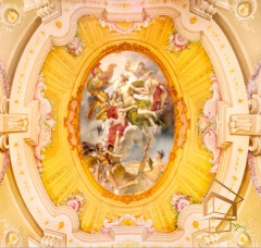 | Натяжной потолок с фотопечатью фрески, своды, Натяжной потолок фрески Натяжной потолок с фотопечатью Фрески, своды 024