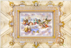 | Натяжной потолок с фотопечатью фрески, своды, Натяжной потолок фрески Натяжной потолок с фотопечатью Фрески, своды 004