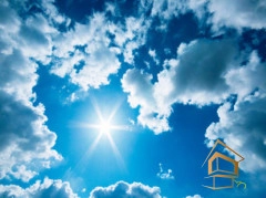 | Натяжной потолок с фотопечатью небо, Натяжной потолок небо Натяжной потолок с фотопечатью Небо 027