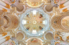 | Натяжной потолок с фотопечатью фрески, своды, Натяжной потолок фрески Натяжной потолок с фотопечатью Фрески, своды 028