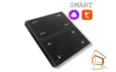 | трековая система COLIBRI SMART, трековая система освещения для натяжных потолков COLIBRI SMART Панель управления для трековой системы, черная