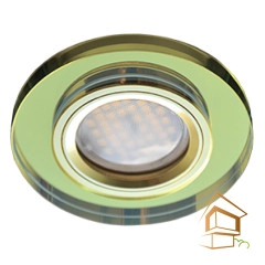 | освещение натяжные потолки, освещение для натяжных потолков, варианты освещения натяжного потолка, трековое освещение для натяжных потолков, освещение в комнате с натяжным потолком, освещение натяжных потолков купить Светильник для натяжного потолка, MR16 круглый золото на золоте, Ecola