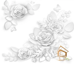 | фотопечать натяжные потолки, натяжные потолки с фотопечатью, натяжной потолок фотопечать каталог, фотопечать натяжных потолков картинки Натяжной потолок с фотопечатью Цветы 376