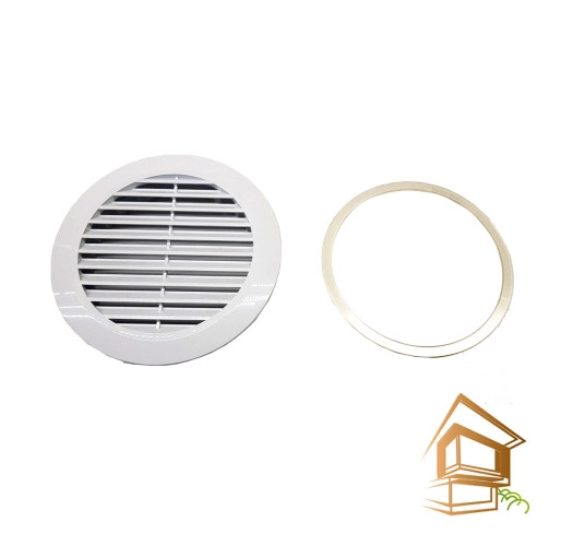 | вентрешётка, белая, 100 мм, вентиляция, дом, офис Вент решетка белая 100 мм - -
