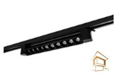 | освещение натяжные потолки, освещение для натяжных потолков, варианты освещения натяжного потолка, трековое освещение для натяжных потолков, освещение в комнате с натяжным потолком, освещение натяжных потолков купить Трековый поворотный однофазный светильник ART STARLINE черный, 20W, 4000К, 335*34*46мм