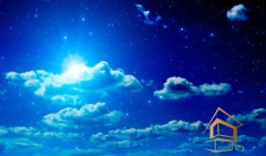 Натяжной потолок с фотопечатью Небо 038