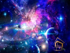 | Натяжной потолок с фотопечатью космос, Натяжной потолок космос Натяжной потолок с фотопечатью Космос 002