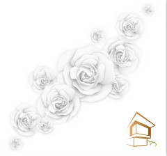 | фотопечать натяжные потолки, натяжные потолки с фотопечатью, натяжной потолок фотопечать каталог, фотопечать натяжных потолков картинки Натяжной потолок с фотопечатью Цветы 381