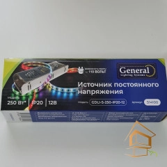 | брус пвх, профиль для натяжных потолков, расходные материалы, крепление профилей БЛОК ПИТАНИЯ ДЛЯ СВЕТОДИОДНОЙ ЛЕНТЫ 250W 220V-12V IP20