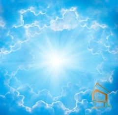 Натяжной потолок с фотопечатью Небо 043