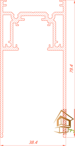 | профиль для натяжных потолков, трек система, Flexy TREK 04, монтаж светильников, чёрный муар TREK 04 для трек.свет. LIGHT 38 и 2038, 2 м, черный муар (в TREK 02)