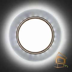 | освещение натяжные потолки, освещение для натяжных потолков, варианты освещения натяжного потолка, трековое освещение для натяжных потолков, освещение в комнате с натяжным потолком, освещение натяжных потолков купить Декоративный светильник потолочный для натяжных и подвесных потолков GLAMUR GX53001, 4200К, (матовый)