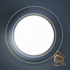 | освещение натяжные потолки, освещение для натяжных потолков, варианты освещения натяжного потолка, трековое освещение для натяжных потолков, освещение в комнате с натяжным потолком, освещение натяжных потолков купить LED панель круглая ATRUM потолочный для натяжных и подвесных потолков, 9W, 4200к, 640ЛМ, D120*90*35