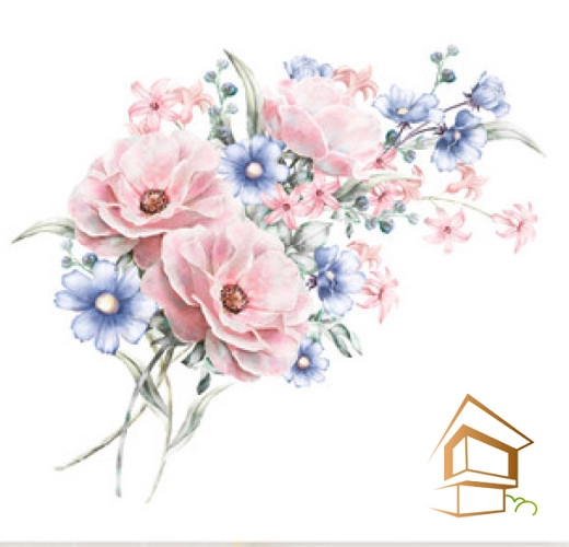 | натяжной потолок, фотопечать, цветы, интерьер, уют, качество Натяжной потолок с фотопечатью Цветы 288 -  -