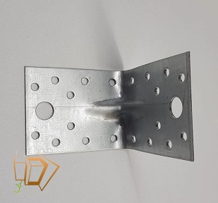 | уголок усиленный, KUU, крепёжный элемент, строительство, ремонт, 70х70х55 Уголок усиленный KUU 70х70х55  -  - 