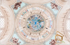 | Натяжной потолок с фотопечатью фрески, своды, Натяжной потолок фрески Натяжной потолок с фотопечатью Фрески, своды 049