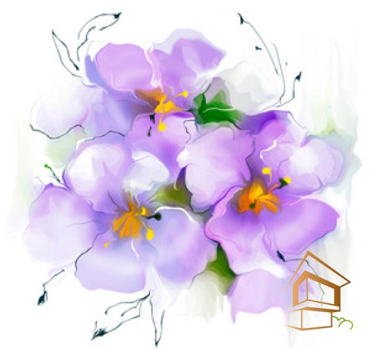 | натяжной потолок, фотопечать, цветы, интерьер, уют Натяжной потолок с фотопечатью Цветы 290 -  -