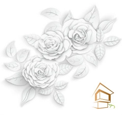 | фотопечать натяжные потолки, натяжные потолки с фотопечатью, натяжной потолок фотопечать каталог, фотопечать натяжных потолков картинки Натяжной потолок с фотопечатью Цветы 390