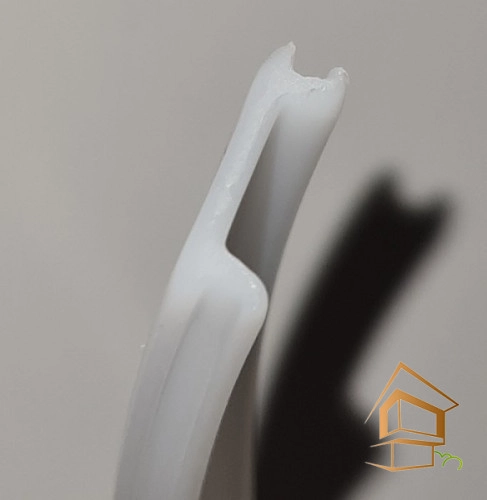 | светорассеиватель, профиль ПК 14, вставка для натяжных потолков, равномерное распределение света Светорассеиватель (экран) для профиля ПК 14 - -