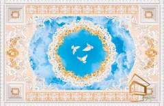 | Натяжной потолок с фотопечатью фрески, своды, Натяжной потолок фрески Натяжной потолок с фотопечатью Фрески, своды 050