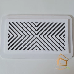 | Ревизионные решетки, Ревизионные решетки для вентиляции Решетка вентиляционная магнитная прямоугольная 200х100, белая, вид 3