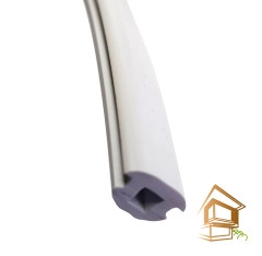 | вставка для натяжного потолка, цветная вставка, вставка SL, установка вставки Вставка в разделительный багет овальная белая (RLN) (100 м)