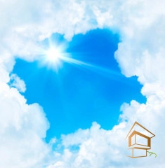 Натяжной потолок с фотопечатью Небо 053