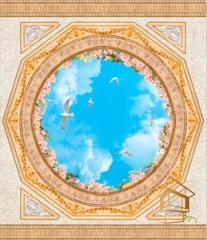 | Натяжной потолок с фотопечатью фрески, своды, Натяжной потолок фрески Натяжной потолок с фотопечатью Фрески, своды 054