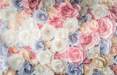 | фотопечать натяжные потолки, натяжные потолки с фотопечатью, натяжной потолок фотопечать каталог, фотопечать натяжных потолков картинки Натяжной потолок с фотопечатью Цветы 395