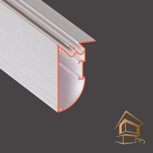 | профиль для натяжных потолков, Flexy FUSION 03, бесщелевой профиль, гарпунная система, многоуровневые конструкции Профиль для натяжных потолков Flexy FUSION 03 бесщелевой, для многоуровневых конструкций, 2 м, не крашеный