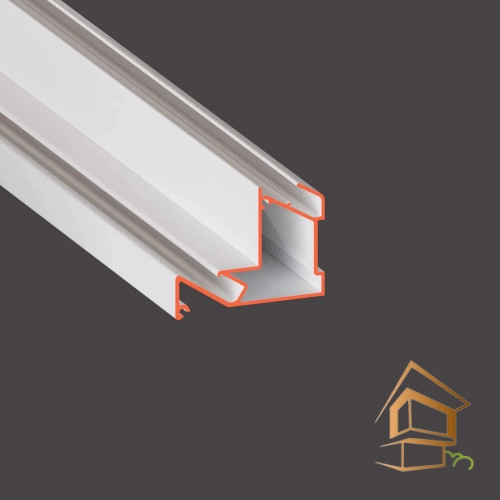 | профиль для натяжных потолков, многоуровневые конструкции, Flexy KONSTRUKTOR 01, белый профиль, гарпунная система Профиль для натяжных потолков Flexy KONSTRUKTOR 01, для многоуровневых конструкций, 2 м, белый