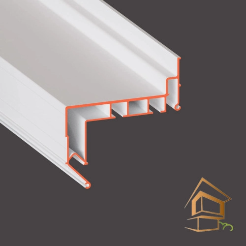 | профиль для натяжных потолков, Flexy GARDINA2 01, двухрядный профиль, нижняя заправка, карнизные ниши Профиль для натяжных потолков Flexy GARDINA2 01 для карнизных ниш двухрядный, с нижней заправкой 2.2 м