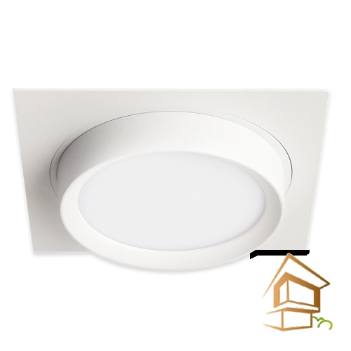 | светильник потолочный, GX53, ART INFINITY, белый, натяжной потолок, подвесной потолок Светильник потолочный для натяжных и подвесных потолков GX53, ART INFINITY белый Встраиваемый,  110*110*50 - 0У-00000459 - 0У-00000459