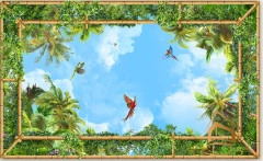 | Натяжной потолок с фотопечатью небо и объекты Натяжной потолок с фотопечатью Небо и объекты 004