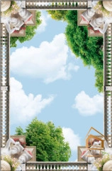 | Натяжной потолок с фотопечатью фрески, своды, Натяжной потолок фрески Натяжной потолок с фотопечатью Фрески, своды 061