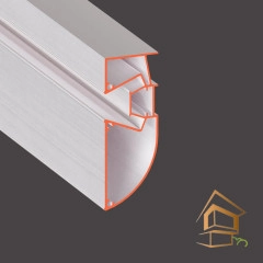 | световой профиль Профиль для натяжных потолков Flexy LED 01 для многоуровневых конструкций с подсветкой, 2 м