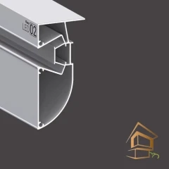 | Профиль натяжных потолков, алюминиевый профиль для натяжных потолков, парящий профиль для натяжных потолков, пк профиль для натяжных потолков, потолочный профиль для натяжного потолка, профиль для натяжного потолка, профиль для натяжного потолка купить, профиль для натяжного потолка с подсветкой, профиль для натяжного потолка цена, профиль для светодиодной ленты натяжные потолки, профиль для штор для натяжных потолков, профиль пвх для натяжных потолков, профиль под натяжной потолок, световой профиль для натяжного потолка, светодиодный профиль для натяжного потолка, теневой профиль для натяжных потолков Профиль для натяжных потолков Flexy LED 02 для многоуровневых конструкций с подсветкой, 2 м