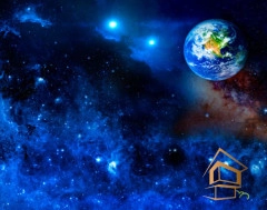 | Натяжной потолок с фотопечатью космос, Натяжной потолок космос Натяжной потолок с фотопечатью Космос 100