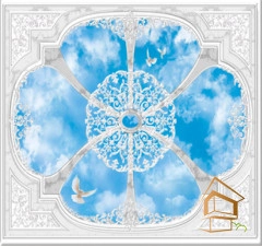 | Натяжной потолок с фотопечатью фрески, своды, Натяжной потолок фрески Натяжной потолок с фотопечатью Фрески, своды 065