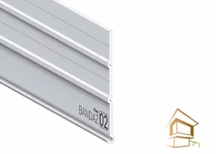 | Профиль натяжных потолков, алюминиевый профиль для натяжных потолков, парящий профиль для натяжных потолков, пк профиль для натяжных потолков, потолочный профиль для натяжного потолка, профиль для натяжного потолка, профиль для натяжного потолка купить, профиль для натяжного потолка с подсветкой, профиль для натяжного потолка цена, профиль для светодиодной ленты натяжные потолки, профиль для штор для натяжных потолков, профиль пвх для натяжных потолков, профиль под натяжной потолок, световой профиль для натяжного потолка, светодиодный профиль для натяжного потолка, теневой профиль для натяжных потолков Профиль для натяжных потолков Flexy BANDAZ 02, 2 м, белый глянец