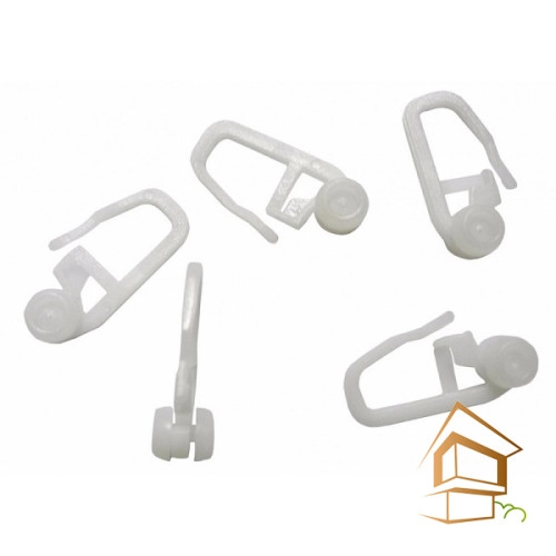 | карнизные крючки, упаковка 100 шт, крепление штор, качественные крючки Крючок карнизный (100 шт/уп) -  - 