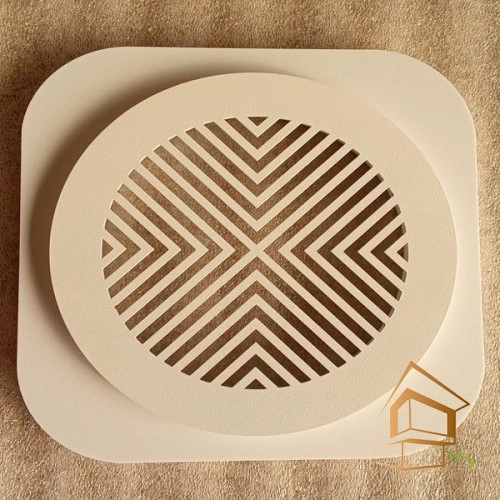 | магнитная вентрешётка, белая вентрешётка, ревизионная вентрешётка, вентрешётка 100 мм Магнитная вент решетка белая (ревизионная) 100 мм