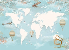 | Натяжной потолок с фотопечатью детский ART, Натяжной потолок в детскую Натяжной потолок с фотопечатью Детский ART 047