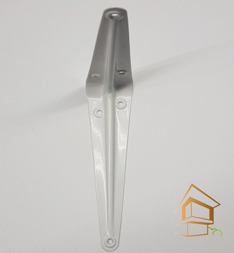 | кронштейн мебельный, крепёжный элемент, мебель, белый кронштейн, 125х150 Кронштейн мебельный 125х150 белый (5/6) -  - 