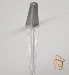 | вставка для натяжных потолков, PVC 15 FLY, профиль для натяжных потолков, клин для натяжных потолков, гарпун для натяжных потолков Кронштейн мебельный 125х150 белый (5/6)