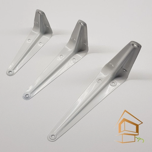 | кронштейн мебельный, крепёжный элемент, мебель, белый кронштейн, 125х150 Кронштейн мебельный 125х150 белый (5/6) -  - 